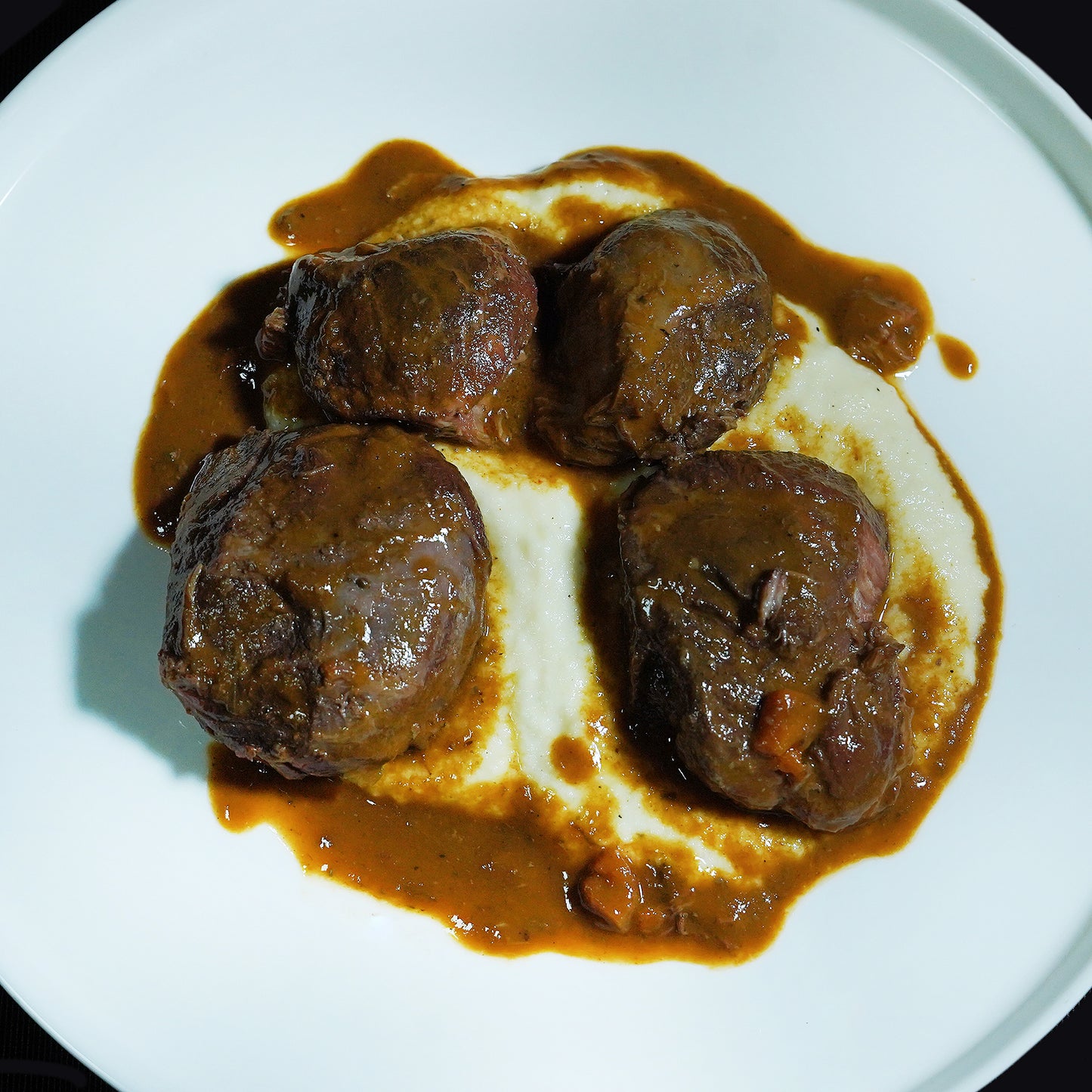 Carrilleras de Cerdo al vino tinto.