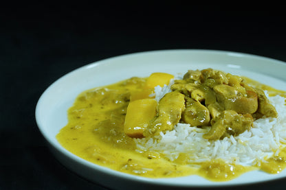 Pollo al Curry de mango