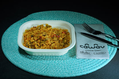 Arroz de champis y trigueros