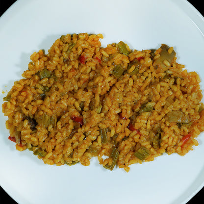 Arroz de champis y trigueros